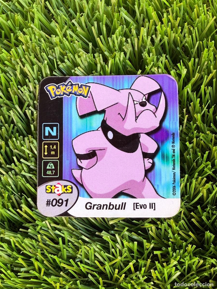 Football Stickers: N&ordm; 91 Granbull Pokemon Staks 2006