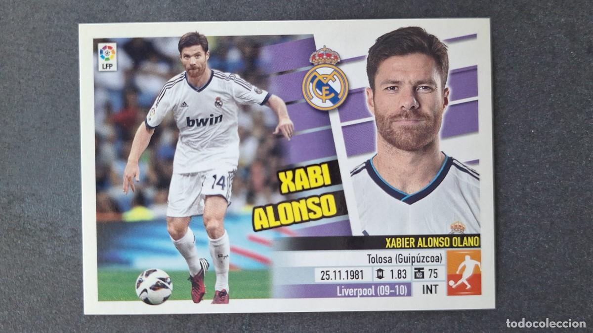 Football Stickers: XABI ALONSO REAL MADRID LIGA ESTE 2013/14 13 14 NUNCA PEGADO SIN PEGAR