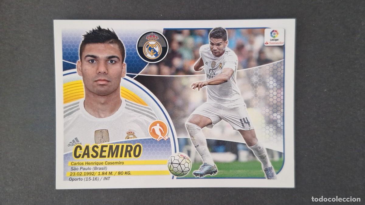 Cromos de F&uacute;tbol: CASEMIRO REAL MADRID LIGA ESTE 2016/17 16 17 NUNCA PEGADO SIN PEGAR