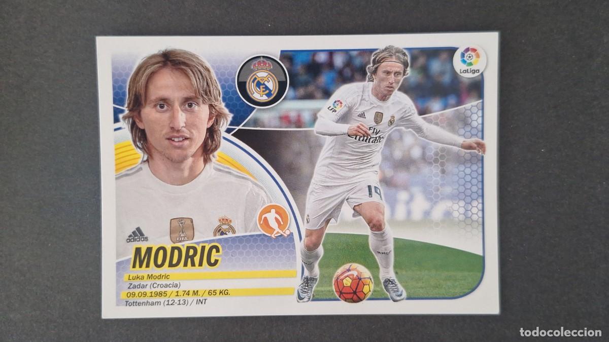 Cromos de F&uacute;tbol: MODRIC REAL MADRID LIGA ESTE 2016/17 16 17 NUNCA PEGADO SIN PEGAR