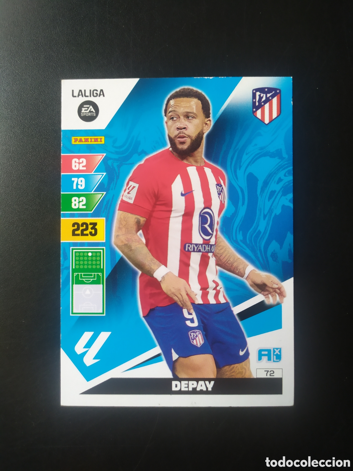 Cromos de F&uacute;tbol: Adrenalyn 2023 2024 23 24 panini Depay n&deg; 72 Atl&eacute;tico Madrid