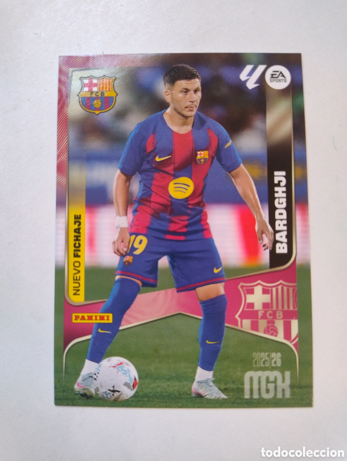 Cromos de F&uacute;tbol: 456 - Bardghji - Barcelona - Megacracks 2025 - 2026 Nuevo Fichaje