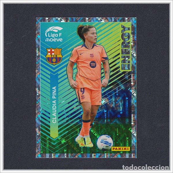 Cromos de F&uacute;tbol: LIGA FEMENINA F MOEVE 2025 2026 25 26 PANINI CLAUDIA PINA 336 ENERGY BARCELONA BAR&Ccedil;A COLECCI&Oacute;N ALBUM