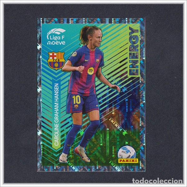 Cromos de F&uacute;tbol: LIGA FEMENINA F MOEVE 2025 2026 25 26 PANINI CAROLINE GRAHAM 334 ENERGY BARCELONA BAR&Ccedil;A COLECCI&Oacute;N
