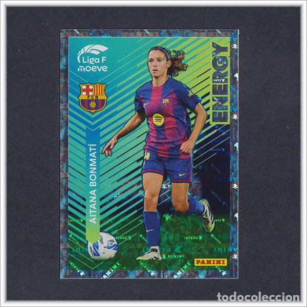 Cromos de F&uacute;tbol: LIGA FEMENINA F MOEVE 2025 2026 25 26 PANINI AITANA BONMATI 328 ENERGY BARCELONA BAR&Ccedil;A COLECCI&Oacute;N