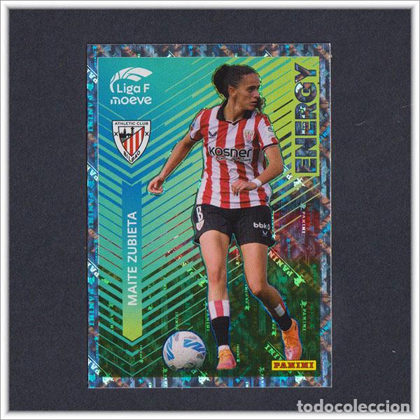 Cromos de F&uacute;tbol: LIGA FEMENINA F MOEVE 2025 2026 25 26 PANINI MAITE ZUBIETA 347 ENERGY ATHLETIC BILBAO COLECCI&Oacute;N