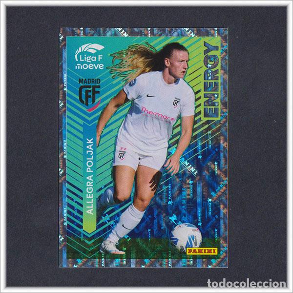 Cromos de F&uacute;tbol: LIGA FEMENINA F MOEVE 2025 2026 25 26 PANINI ALLEGRA POLJAK 331 ENERGY MADRID CFF COLECCI&Oacute;N ALBUM