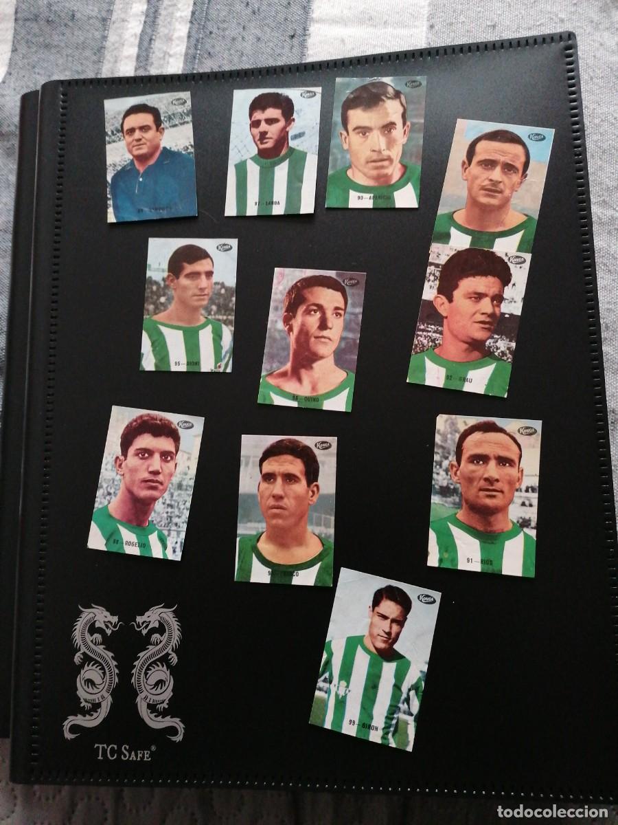 Cromos de F&uacute;tbol: Real betis betis konga 1966-1967