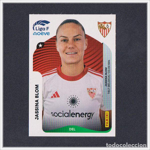 Cromos de F&uacute;tbol: LIGA FEMENINA F MOEVE 2025 2026 25 26 PANINI JASSINA BLOM 317A 317 A SEVILLA COLECCI&Oacute;N ALBUM