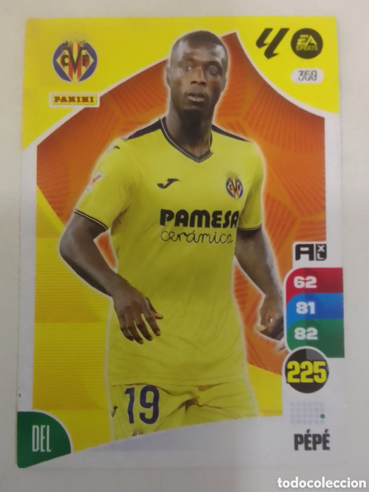 Cromos de F&uacute;tbol: Adrenalyn XL 2024-25 n&deg; 359 P&eacute;p&eacute; &bull; Villarreal.