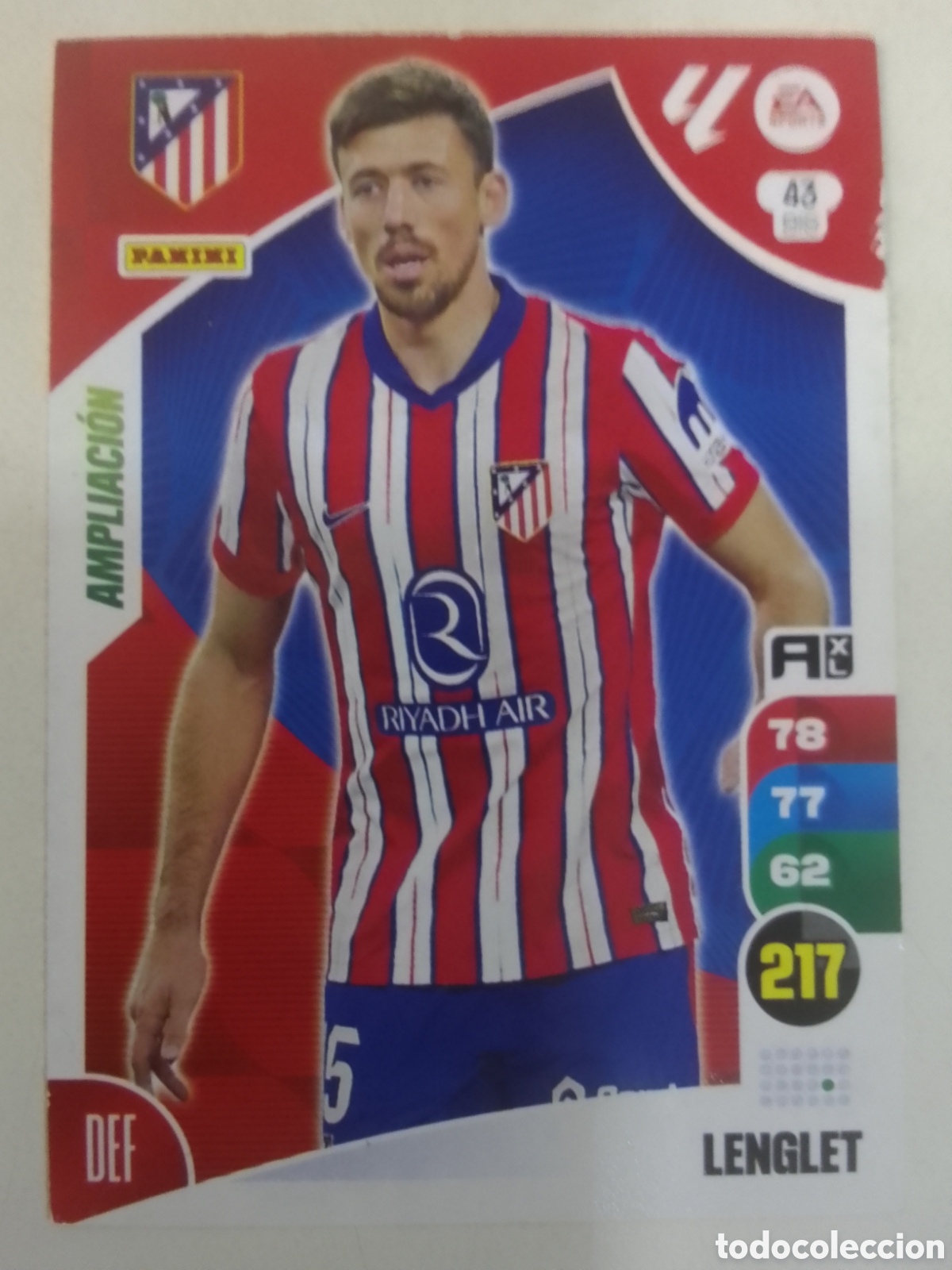 Cromos de F&uacute;tbol: Adrenalyn XL 2024-25 n&deg; 43 BIS Lenglet &bull; Atl&eacute;tico de Madrid. AMPLIACI&Oacute;N.