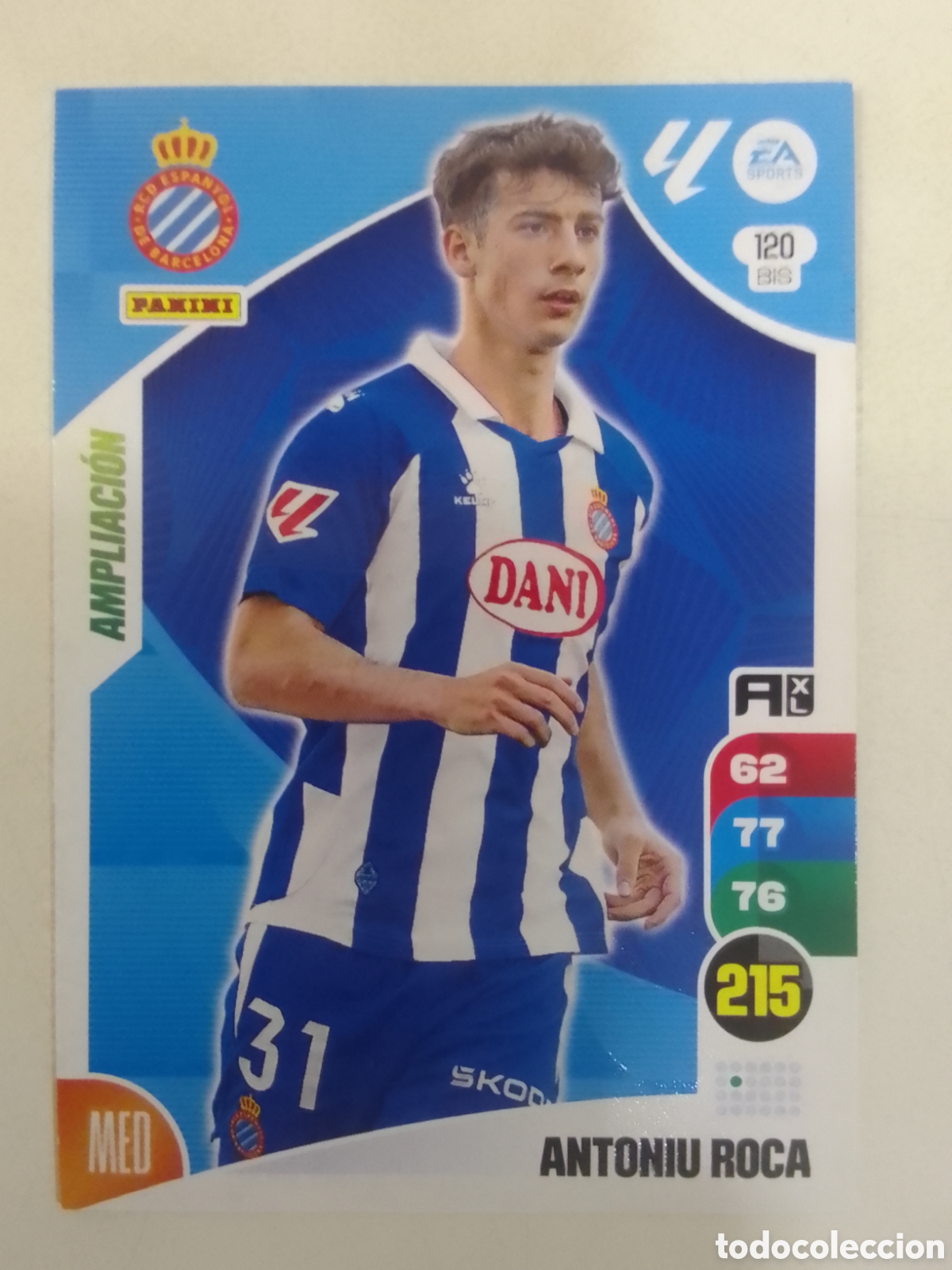 Cromos de F&uacute;tbol: Adrenalyn XL 2024-25 n&deg; 120 BIS Antoniu Roca &bull; Espanyol. AMPLIACI&Oacute;N.