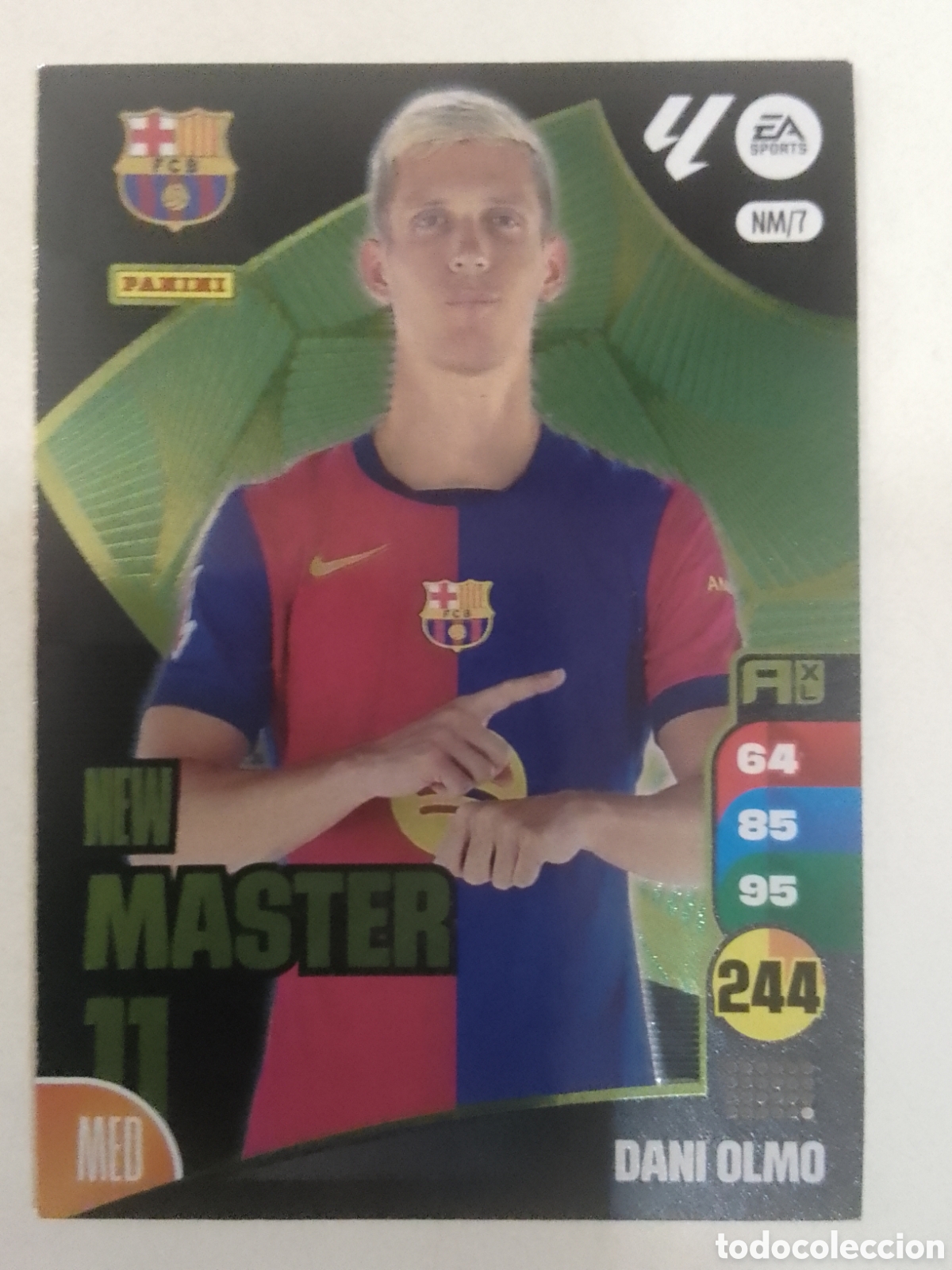 Cromos de F&uacute;tbol: Adrenalyn XL 2024-25 NM/7 Dani Olmo &bull; Barcelona. NEW MASTER 11.