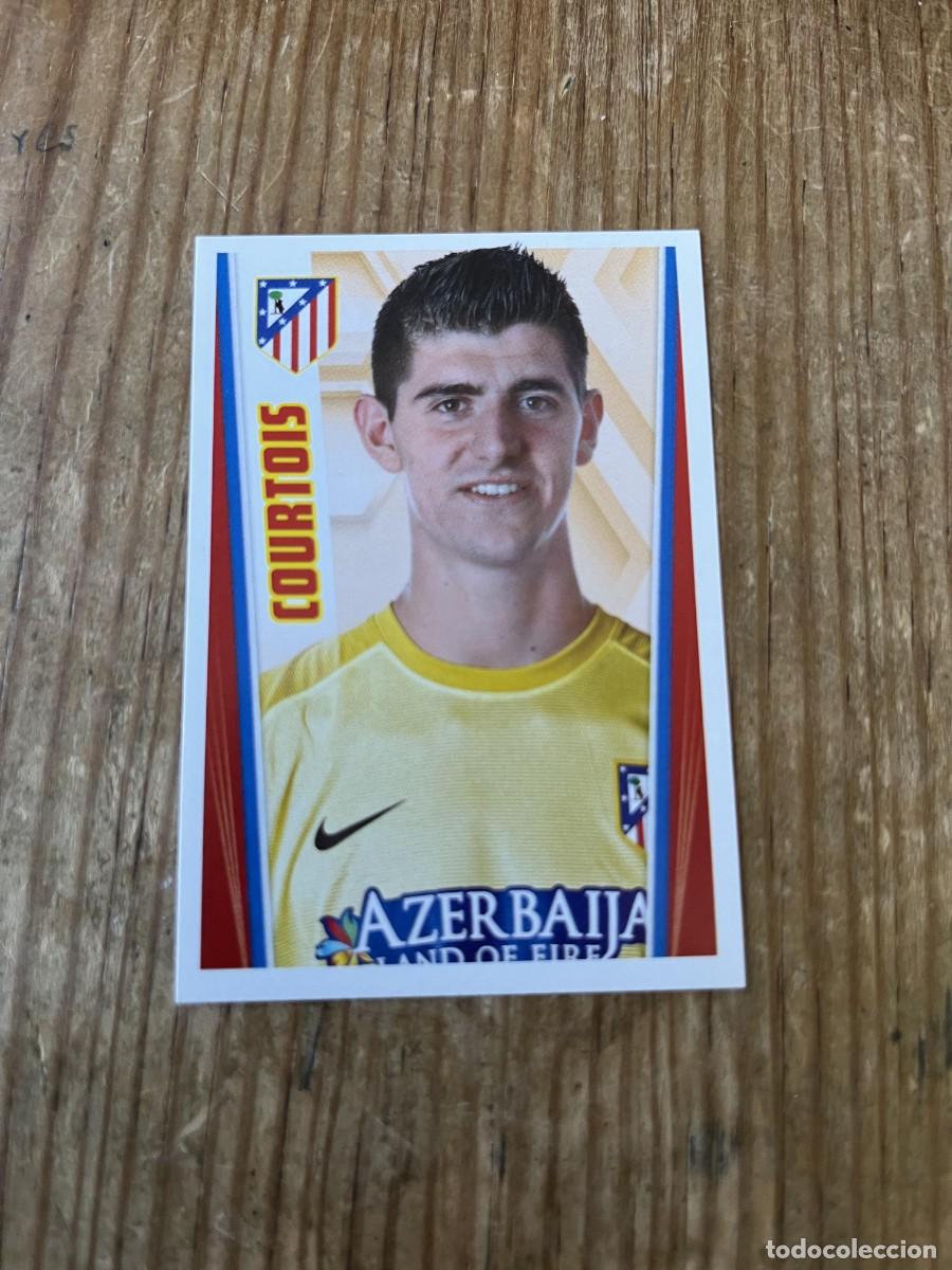Cromos de F&uacute;tbol: CROMO SIN PEGAR NUNCA PEGADO COLECCION OFICIAL ATLETICO MADRID 2013 2014 COURTOIS # 45
