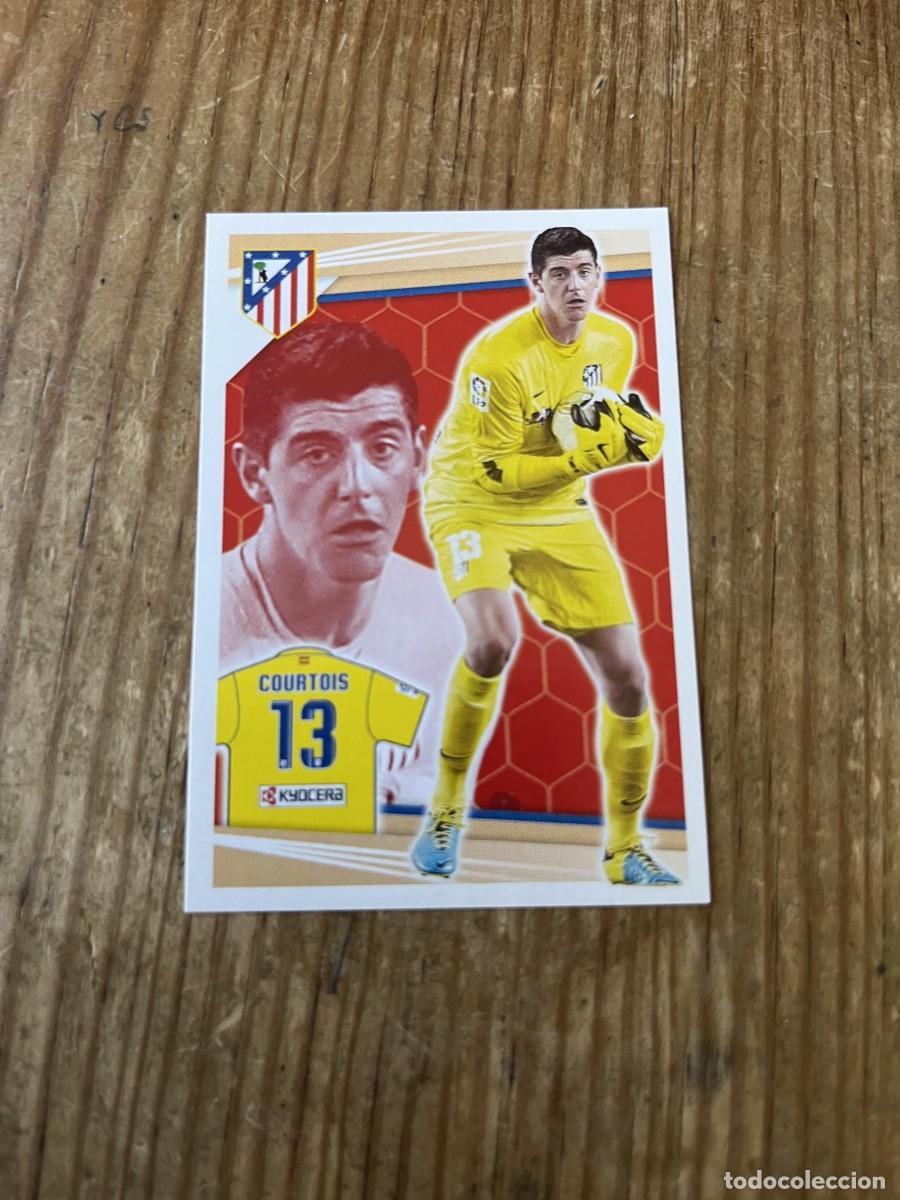 Cromos de F&uacute;tbol: CROMO SIN PEGAR NUNCA PEGADO COLECCION OFICIAL ATLETICO MADRID 2013 2014 COURTOIS # 48