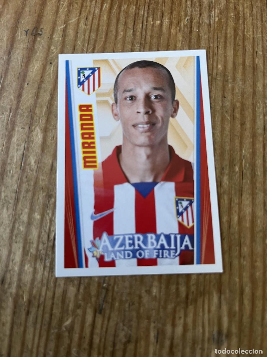 Cromos de F&uacute;tbol: CROMO SIN PEGAR NUNCA PEGADO COLECCION OFICIAL ATLETICO MADRID 2013 2014 MIRANDA # 75