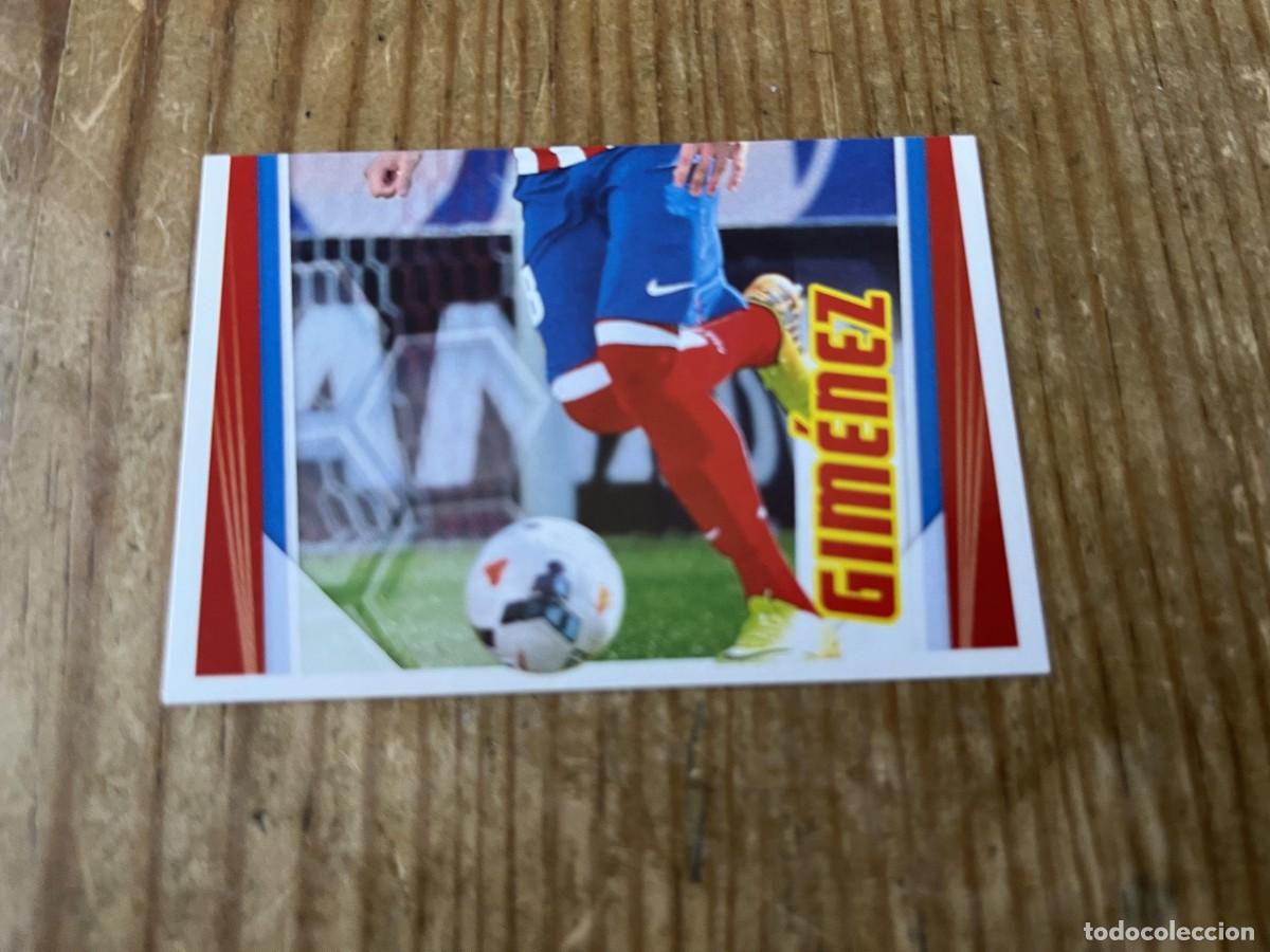 Cromos de F&uacute;tbol: CROMO SIN PEGAR NUNCA PEGADO COLECCION OFICIAL ATLETICO MADRID 2013 2014 GIMENEZ # 86