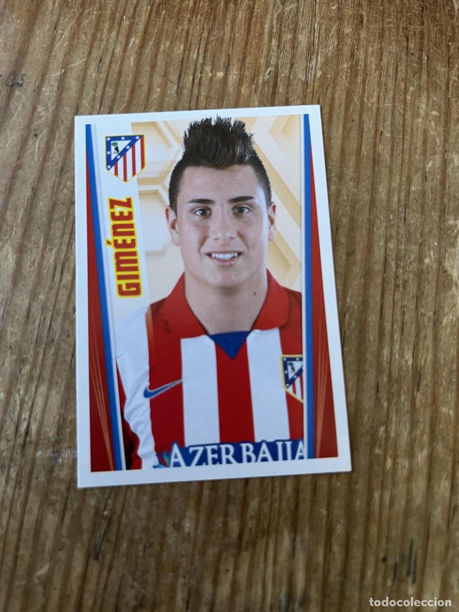 Cromos de F&uacute;tbol: CROMO SIN PEGAR NUNCA PEGADO COLECCION OFICIAL ATLETICO MADRID 2013 2014 GIMENEZ # 87