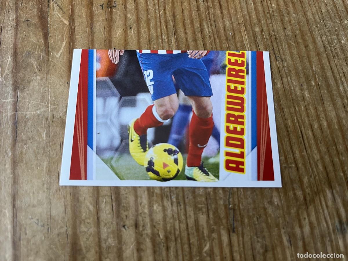 Cromos de F&uacute;tbol: CROMO SIN PEGAR NUNCA PEGADO COLECCION OFICIAL ATLETICO MADRID 2013 2014 ALDERWEIRELD # 92