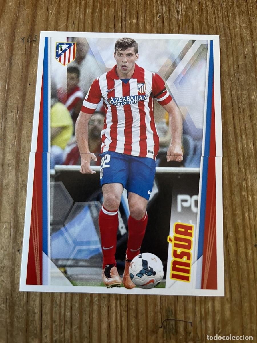 Cromos de F&uacute;tbol: CROMO SIN PEGAR NUNCA PEGADO COLECCION OFICIAL ATLETICO MADRID 2013 2014 INSUA # 103 104