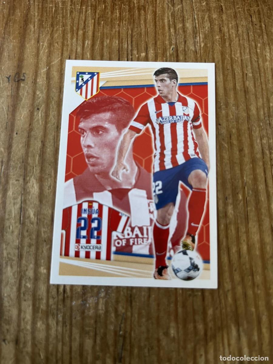 Cromos de F&uacute;tbol: CROMO SIN PEGAR NUNCA PEGADO COLECCION OFICIAL ATLETICO MADRID 2013 2014 INSUA # 108 CAMISETA
