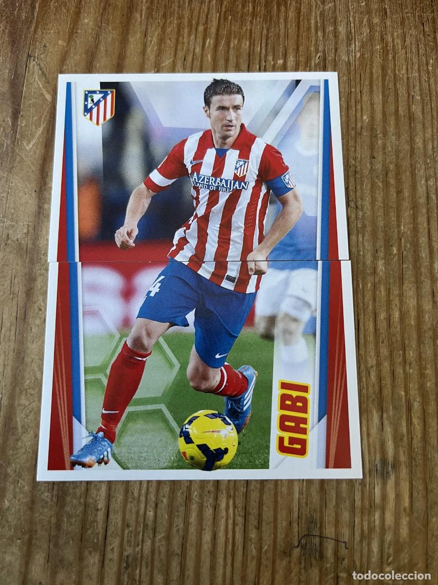 Cromos de F&uacute;tbol: CROMO SIN PEGAR NUNCA PEGADO COLECCION OFICIAL ATLETICO MADRID 2013 2014 GABI # 109 110