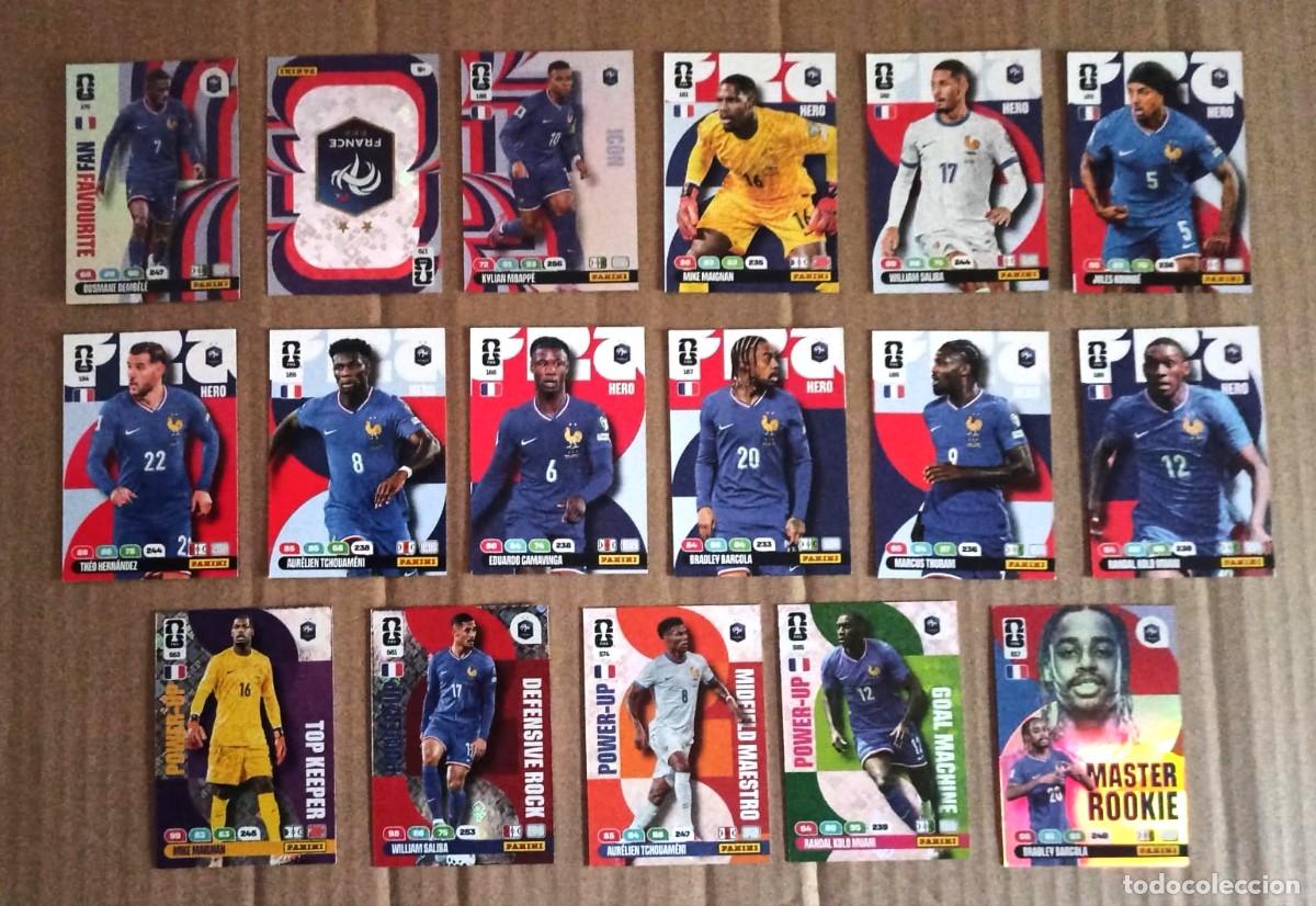 Cromos de F&uacute;tbol: PACK 17 FRANCIA WORLD CUP 26 PANINI MBAPPE DEMBELE