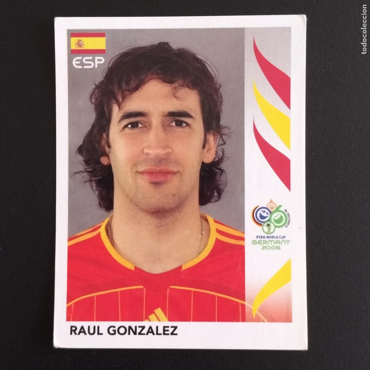 Cromos de F&uacute;tbol: VIEJO 545 RAUL GONZALEZ ESPA&Ntilde;A CROMOS FIFA WORLD CUP GERMANY 2006 MUNDIAL FUTBOL ALEMANIA PANINI