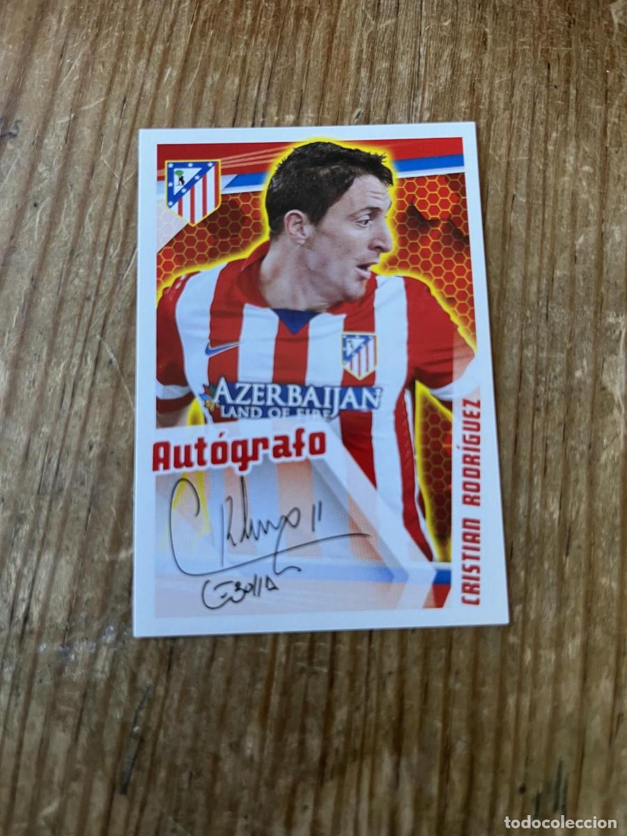 Cromos de F&uacute;tbol: CROMO SIN PEGAR NUNCA PEGADO COLECCION OFICIAL ATLETICO MADRID 2013 2014 CRISTIAN RODRIGUEZ # 136