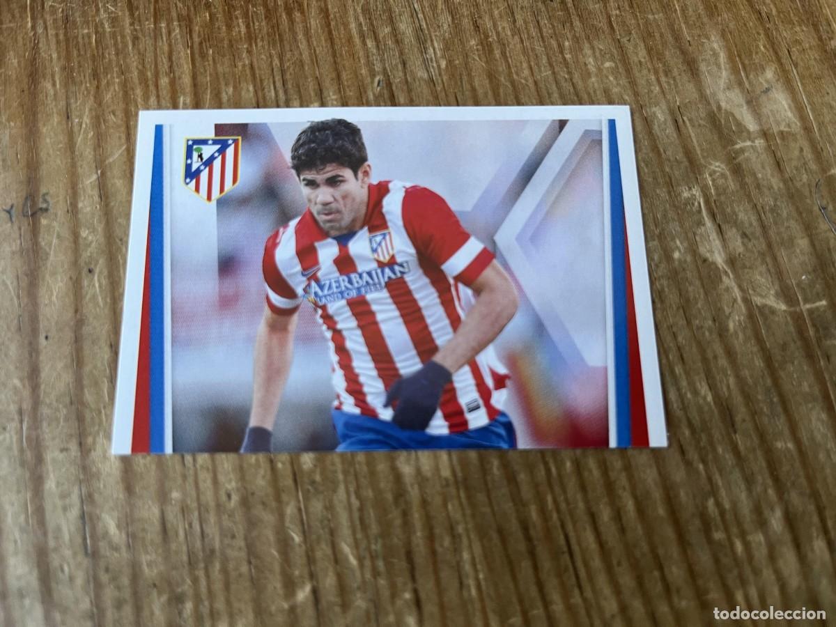 Cartes &agrave; collectionner de Football: CROMO SIN PEGAR NUNCA PEGADO COLECCION OFICIAL ATLETICO MADRID 2013 2014 DIEGO COSTA # 163