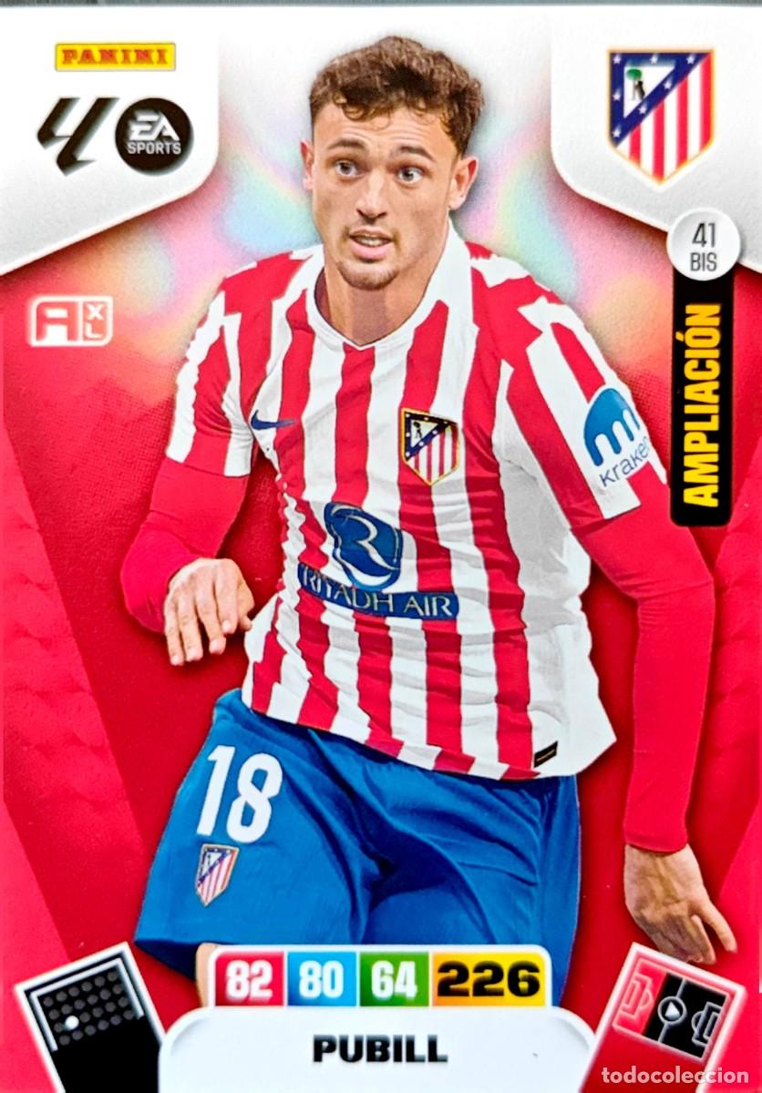 Cartes &agrave; collectionner de Football: 41 Bis Pubill - Atletico de Madrid - AMPLIACION - PANINI ADRENALYN La Liga 2025 2026 25 26