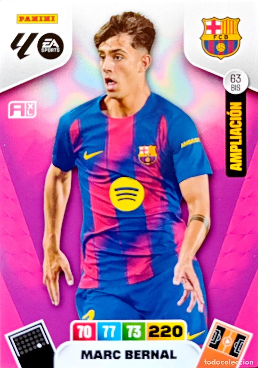 Cromos de F&uacute;tbol: 63 Bis Marc Bernal - FC Barcelona - AMPLIACION - PANINI ADRENALYN La Liga 2025 2026 25 26