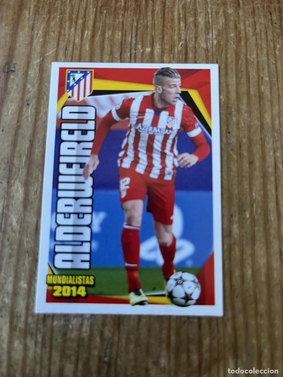 Cromos de F&uacute;tbol: CROMO SIN PEGAR NUNCA PEGADO COLECCION OFICIAL ATLETICO MADRID 2013 2014 ALDERWEIRELD # 191