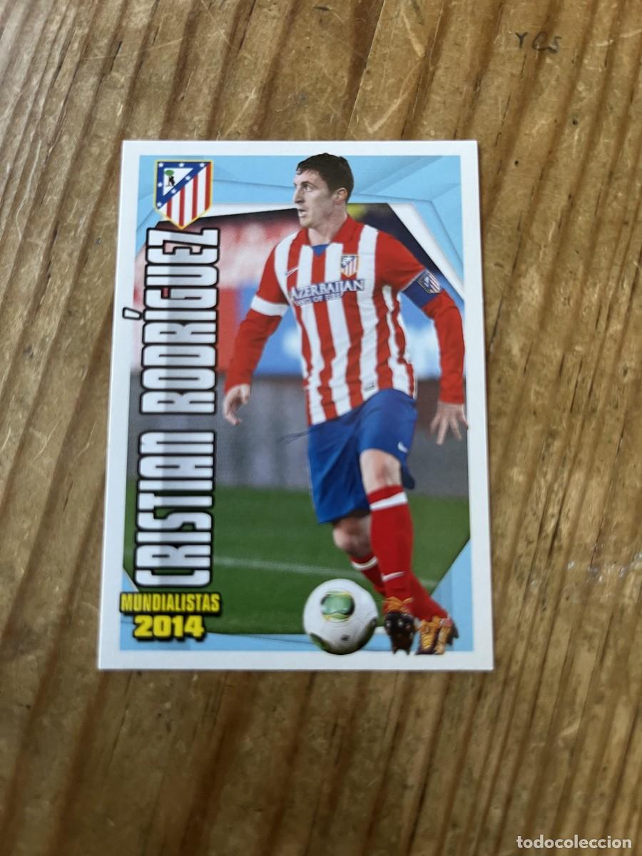 Cromos de F&uacute;tbol: CROMO SIN PEGAR NUNCA PEGADO COLECCION OFICIAL ATLETICO MADRID 2013 2014 CRISTIAN RODRIGUEZ # 195