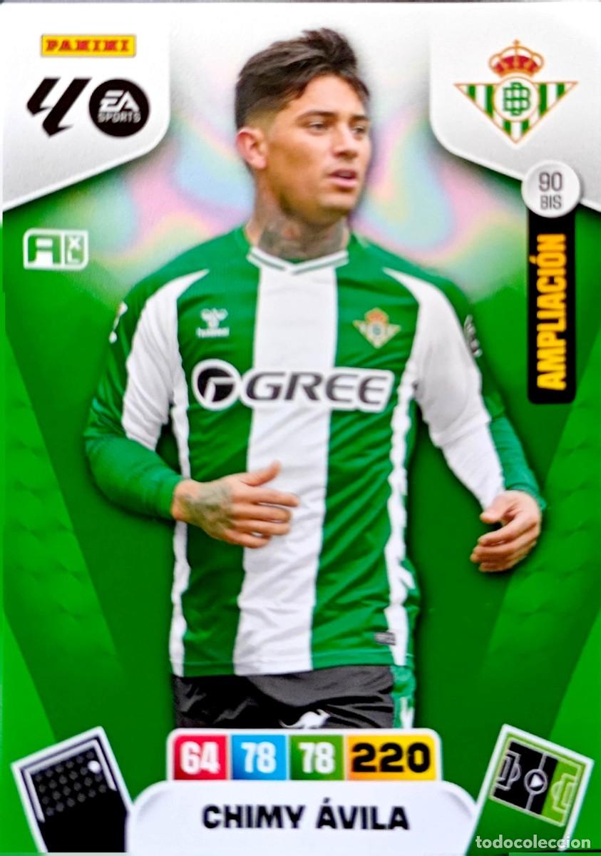 Cromos de F&uacute;tbol: 90 Bis Chimy Avila - Real Betis - AMPLIACION - PANINI ADRENALYN La Liga 2025 2026 25 26
