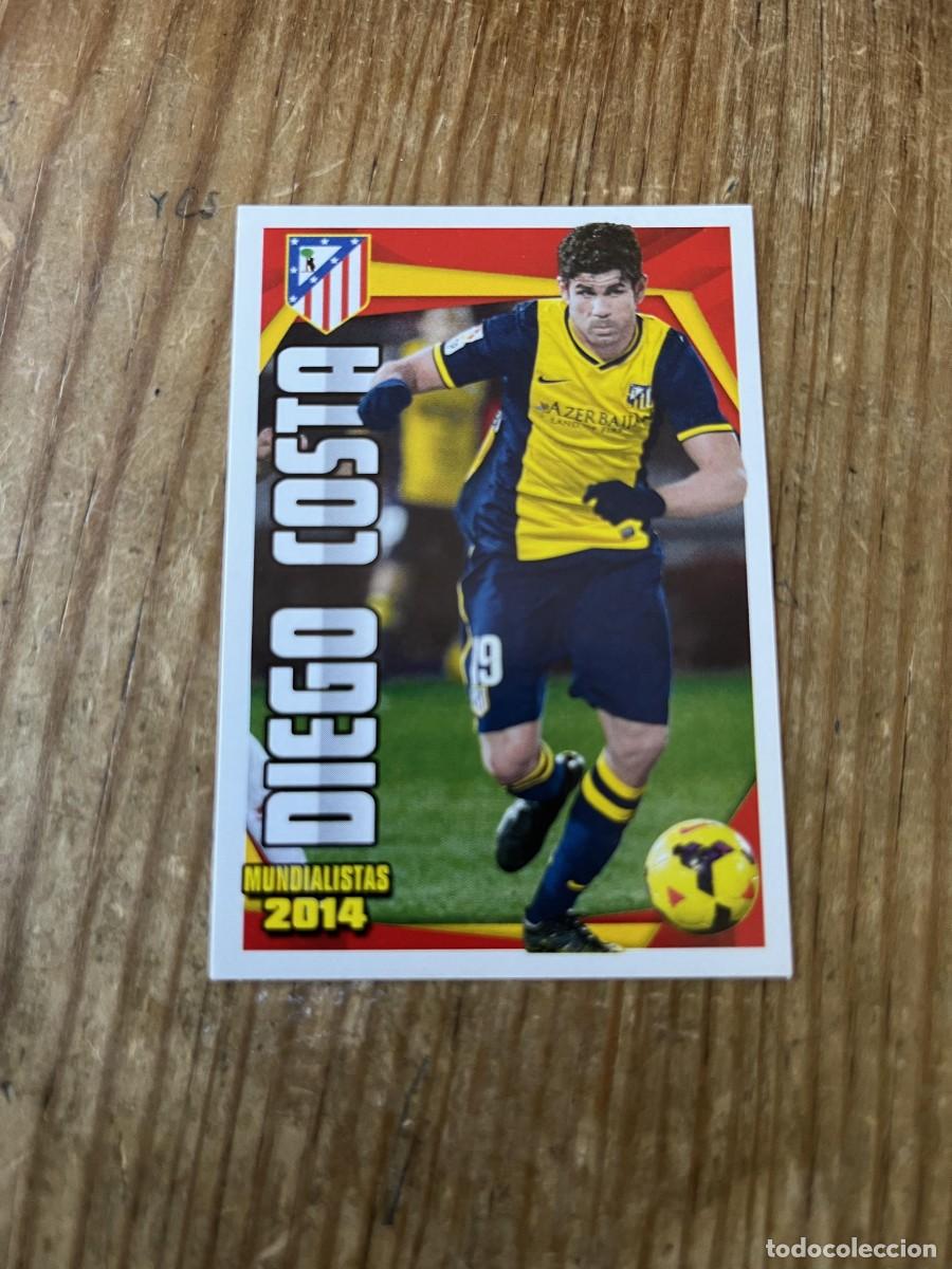 Cromos de F&uacute;tbol: CROMO SIN PEGAR NUNCA PEGADO COLECCION OFICIAL ATLETICO MADRID 2013 2014 DIEGO COSTA # 197