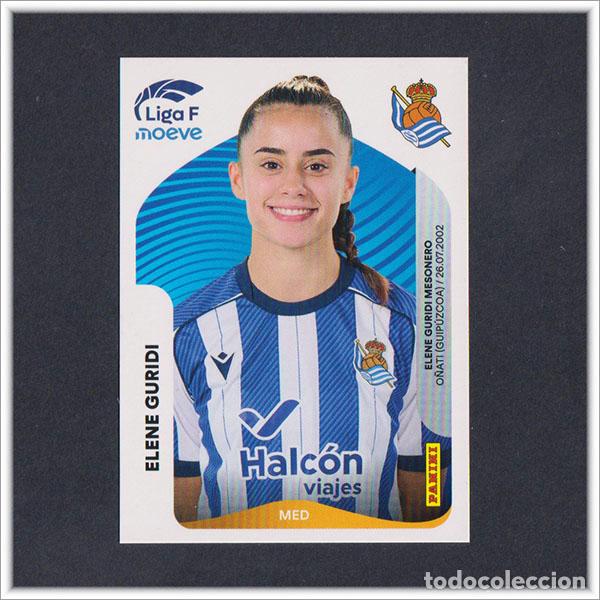 Cromos de F&uacute;tbol: LIGA FEMENINA F MOEVE 2025 2026 25 26 PANINI ELENE GURIDI 297 REAL SOCIEDAD COLECCI&Oacute;N ALBUM
