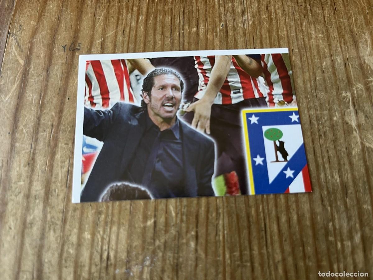 Football Stickers: CROMO SIN PEGAR NUNCA PEGADO COLECCION OFICIAL ATLETICO MADRID 2013 2014 SIMEONE # 199