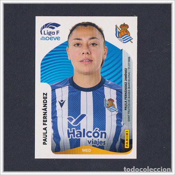 Cromos de F&uacute;tbol: LIGA FEMENINA F MOEVE 2025 2026 25 26 PANINI PAULA FERNANDEZ 292 REAL SOCIEDAD COLECCI&Oacute;N ALBUM