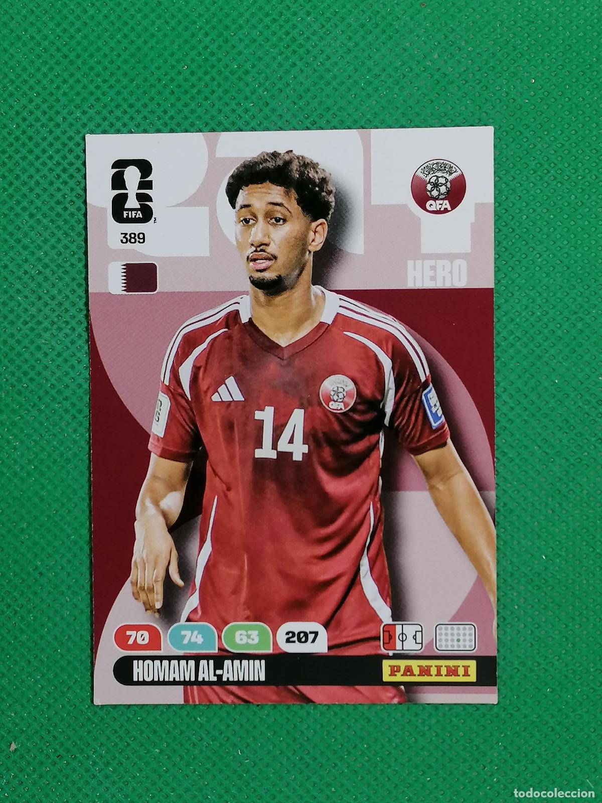 Cromos de F&uacute;tbol: 389 HOMAM AL-AMIN QATAR HERO ⚽ PANINI ADRENALYN FIFA WORLD CUP 26 2026 ⚽
