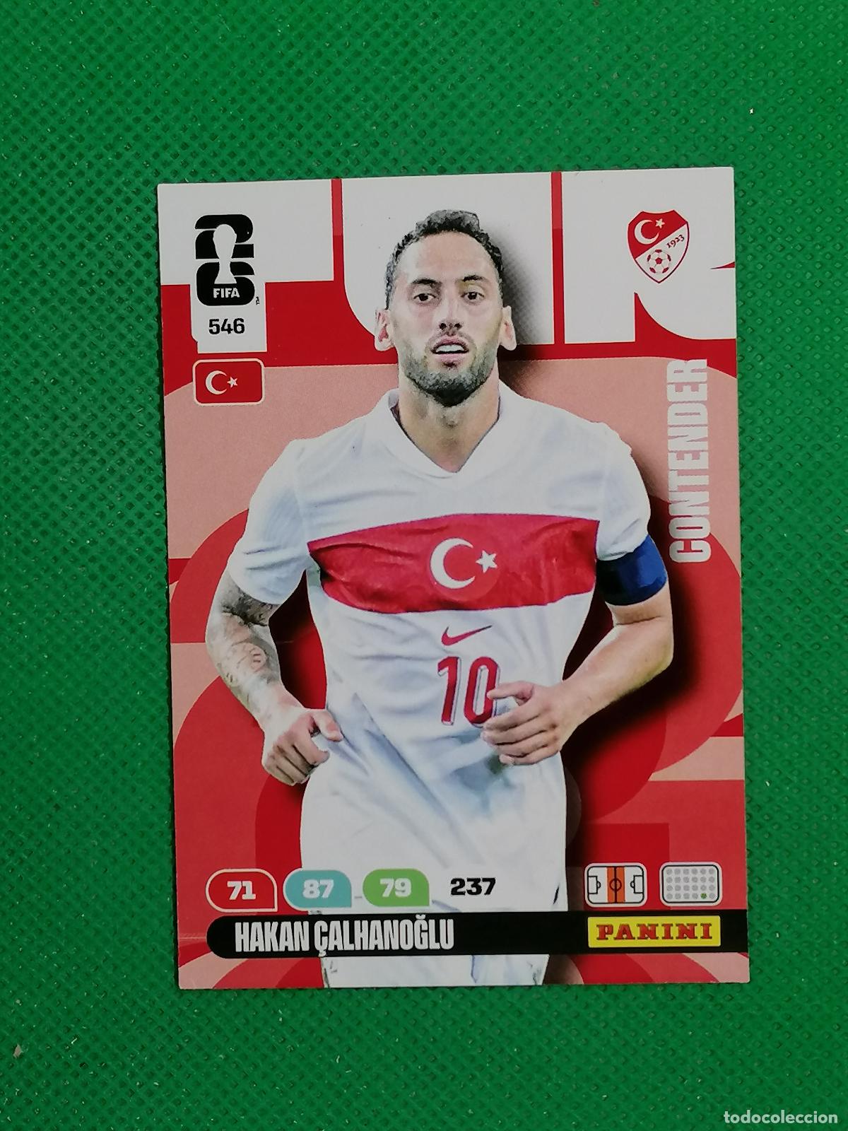Football Stickers: 546 HAKAN CALHANOGLU TURQUIA CONTENDER ⚽ PANINI ADRENALYN FIFA WORLD CUP 26 2026 ⚽