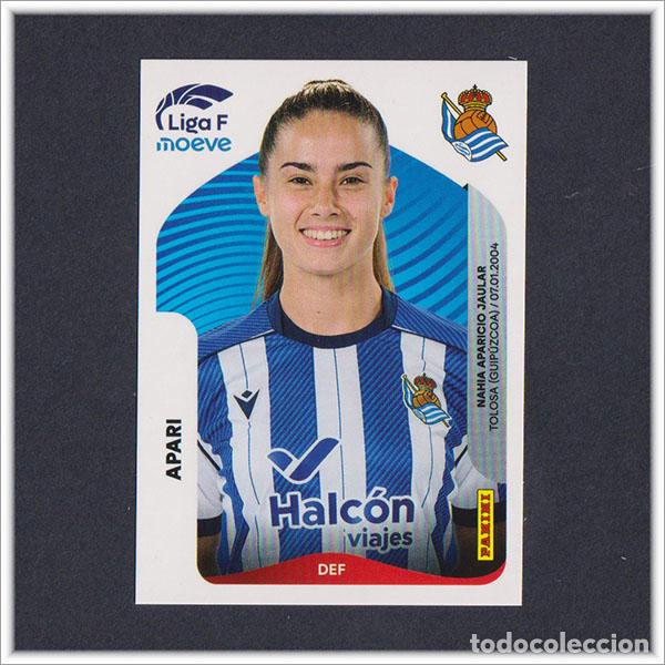 Cromos de F&uacute;tbol: LIGA FEMENINA F MOEVE 2025 2026 25 26 PANINI APARI NAHIA APARICIO 289 REAL SOCIEDAD COLECCI&Oacute;N ALBUM