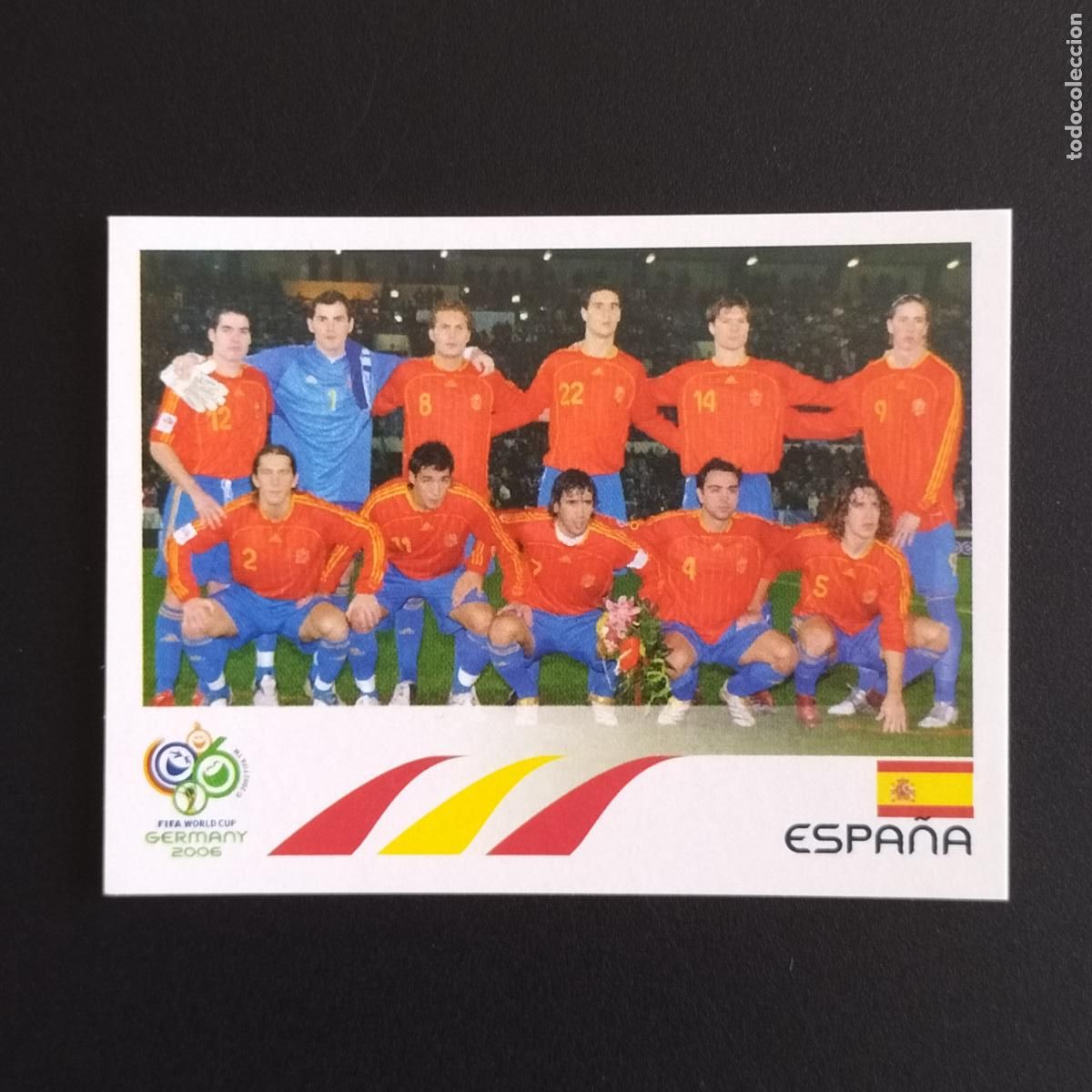 Cromos de F&uacute;tbol: 530 SELECCION EQUIPO ESPA&Ntilde;A CROMOS FIFA WORLD CUP GERMANY 2006 MUNDIAL FUTBOL ALEMANIA PANINI