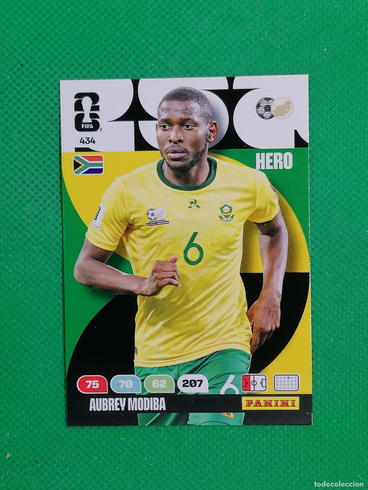 Cromos de F&uacute;tbol: 434 AUBREY MODIBA SOUTH AFRICA HERO ⚽ PANINI ADRENALYN FIFA WORLD CUP 26 2026 ⚽