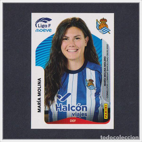 Cromos de F&uacute;tbol: LIGA FEMENINA F MOEVE 2025 2026 25 26 PANINI MARIA MOLINA 288A 288 A REAL SOCIEDAD COLECCI&Oacute;N