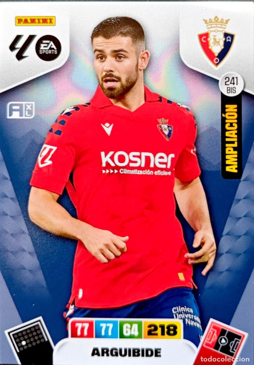 Cromos de F&uacute;tbol: 241 Bis Arguibide - CA Osasuna - AMPLIACION - PANINI ADRENALYN La Liga 2025 2026 25 26
