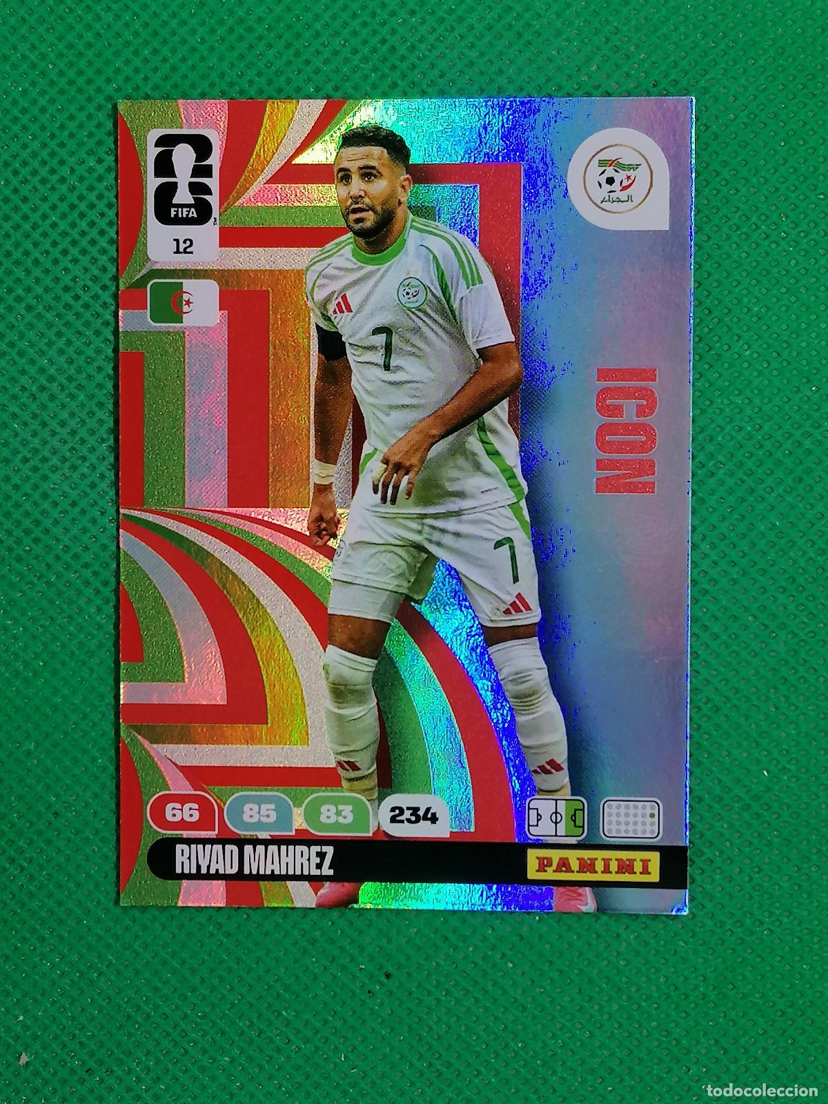 Cromos de F&uacute;tbol: 12 RIYAD MARTINEZ ARGELIA ICON ⚽ PANINI ADRENALYN FIFA WORLD CUP 26 2026 ⚽