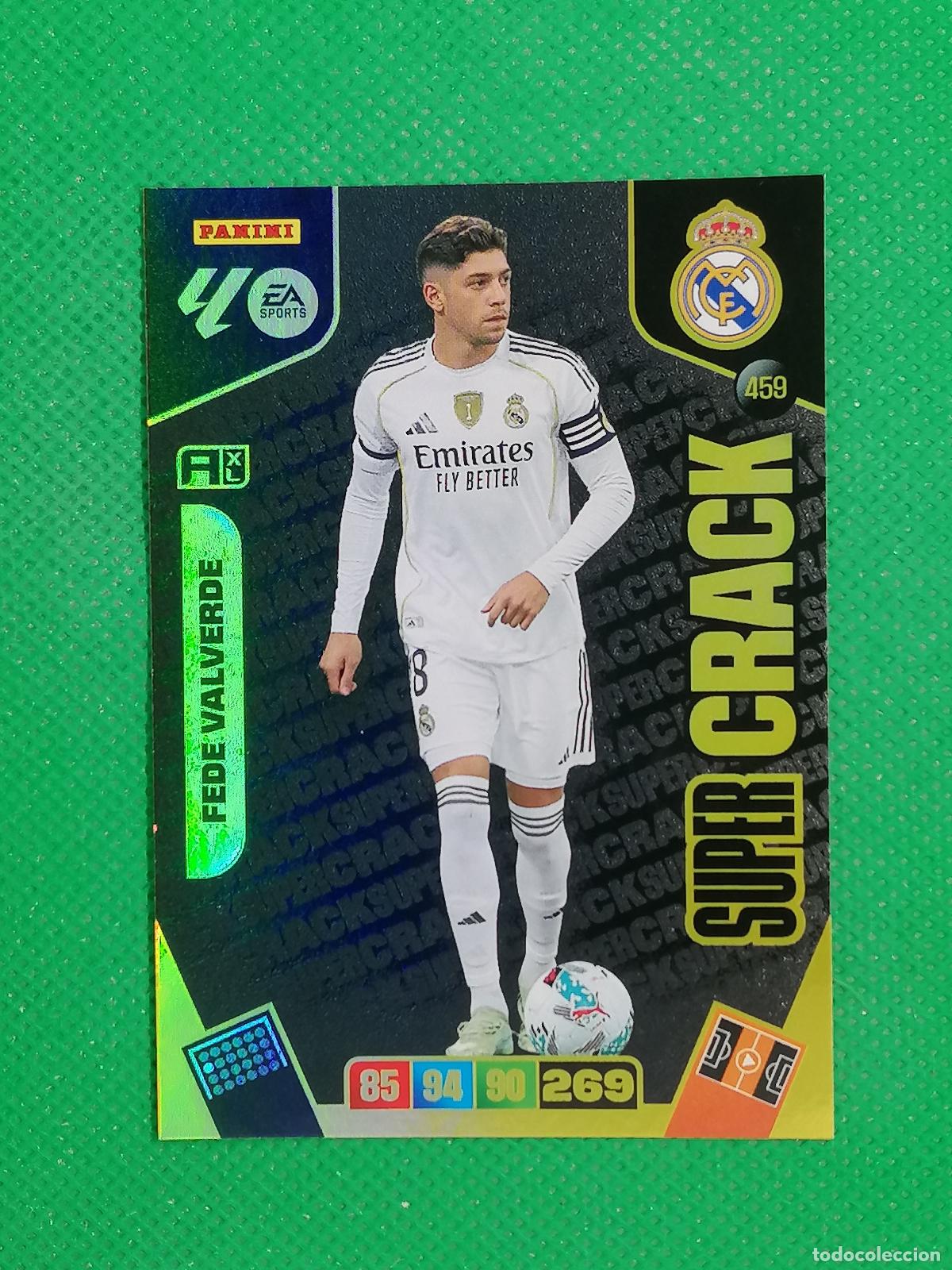Cromos de F&uacute;tbol: 459 VALVERDE REAL MADRID SUPERCRACK SUPER CRACK ⚽ LIGA ADRENALYN XL 2025 2026 25 26 ⚽