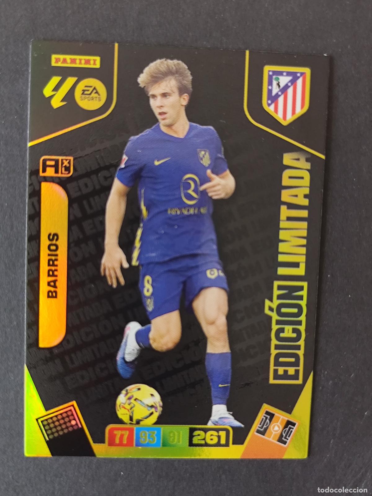 Cromos de F&uacute;tbol: BARRIOS EDICI&Oacute;N LIMITADA DREAM BOX ATL&Eacute;TICO MADRID ADRENALYN 2025 2026 25 26