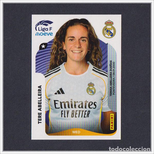 Cromos de Futebol: LIGA FEMENINA F MOEVE 2025 2026 25 26 PANINI TERESA ABELLEIRA 274 REAL MADRID COLECCI&Oacute;N ALBUM